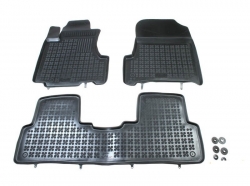 Rubber floor mats set Honda CRV (2007-2012), with edges ― AUTOERA.LV