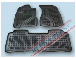 Rubber floor mats set Honda CRV (2002-2007), with edges ― AUTOERA.LV