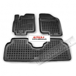 Rubber floor mat  set Hyundai ix20 (2010-2016) with edges ― AUTOERA.LV