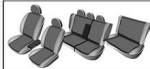 Seat cover set Mitsubishi Pajero (2006-) ― AUTOERA.LV