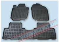Rubber floor mat  set  Toyota Rav IV (2006-2012) with edges