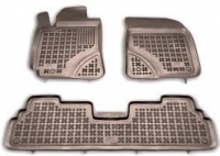 Rubber floor mat set Toyota Corolla Verso (2004-2009) with edges
