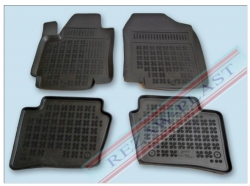 Rubber floor mat  set Hyundai i20 (2008-2014) with edges ― AUTOERA.LV