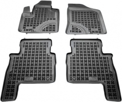 Rubber floor mat  set  Hyundai Santa Fe (2006-2012) with edges ― AUTOERA.LV
