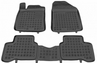 Rubber floor mats set Hyundai IONIQ (2016-2023), with edges
