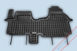 Rubber floor mat  Opel Vivaro (2014-)/Renault Trafic (2014-) with edges ― AUTOERA.LV