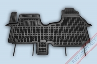 Rubber floor mat  Opel Vivaro (2014-)/Renault Trafic (2014-) with edges