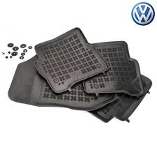 Rubber floor mat set  SEAT/VW with edges ― AUTOERA.LV
