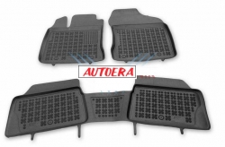 Rubber floor mats set for Lexus CT200h (2011-2019), with edges ― AUTOERA.LV