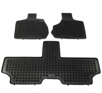 Rubber floor mat set Chrysler Voyager/Town & Country (1996-2008), with edges