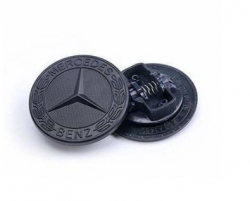Priekšēja pārsega emblēma Mercedes-Benz, 57mm (melnā)  ― AUTOERA.LV