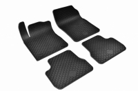 Rubber floor mats set for Citroen C3 (2017-2024)