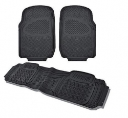 Universal rubber floor mats for Minivan (black) ― AUTOERA.LV