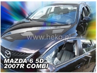 Front and rear wind deflector set Mazda 6 (2007-2012)