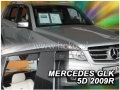 Front and rear wind deflector set  Mercedes-Benz GLK (2008-)
