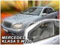Front and rear wind deflector set Mercedes-Benz S-klass W220 (1999-2005)