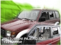 Front and rear wind deflector set  Mitsubishi Pajero (1991-1999)