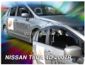Front and rear wind deflector set Nissan Tiida (2004-2009)
