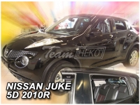 Front and rear wind deflector set Nissan Juke (2010-2018)