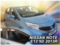 Front wind deflector set Nissan Note (2013-2019)