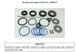 Steering rack repair kit Toyota Camry (1996-2001) ― AUTOERA.LV