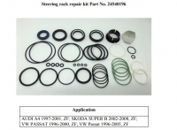 Steering rack repair kit Audi A4 / A6 C5 (1997-); VW Passat B5 (1996-2000)  