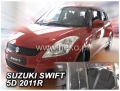 Front wind deflector set Suzuki Swift (2010-2012)