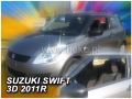 Front wind deflector set Suzuki Swift (2010-2012)