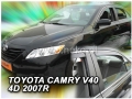 Front and rear wind deflector set  Toyota Camry (2007-) 