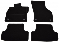 Textile cabin floor mats set for Seat Leon (2012-2019)