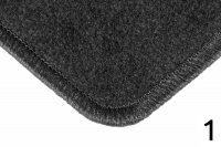 Textile floor mats set for Subaru XV (2012-2018)