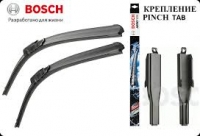 Front wiperblade set - BOSCH, 65cm+60cm