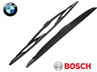Front wiperblade set BOSCH for BMW, 60cm + 60cm