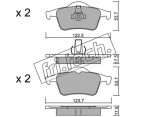 Rear brake pads - LPR ― AUTOERA.LV