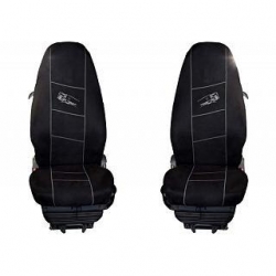 Seat covers set for VOLVO FH-12, FM-12 2002->, 2013->/U701-30/seat headrest inbroided ― AUTOERA.LV