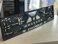 3D plate number holder - CHEVROLET