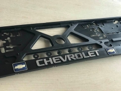 3D plate number holder - CHEVROLET ― AUTOERA.LV