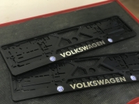 2pcs x 3D number plate holder - Volkswagen 