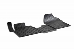 Rubber floor mats set (first row) for  Renault Vivaro-e (2020-2027) ― AUTOERA.LV
