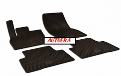 Rubber floor mats set for VW Tiguan (2016-2023), black ― AUTOERA.LV