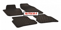 Rubber floor mats set  Skoda Fabia (2014-2021)/ Seat Ibiza 2008-2015)