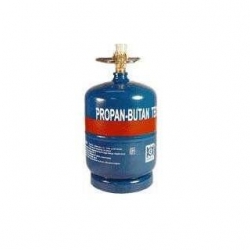 GAS STEEL CYLINDER (propane-butane), capacity 2.4L /empty ― AUTOERA.LV