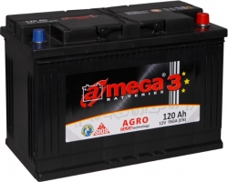 Battery - Amega Agro3, 120Ah 950A, 12V ― AUTOERA.LV