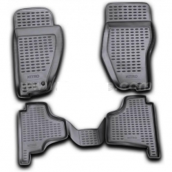 3D Rubber floor mats set Dodge Nitro (2006-2013) ― AUTOERA.LV