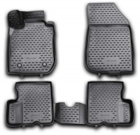 Rubber cabin mats set for Dacia Duster 2WD (2010-2016)