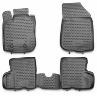 Rubber cabin mats set for Dacia Duster 4WD (2010-2016)