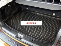 Rubber trunk mat for Subaru XV (2012-2018)