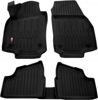 Rubber floor mat  set Opel Astra G (1998-2009)/ Astra H (2004-2009), with edges 