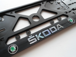 3D number plate holder - SKODA ― AUTOERA.LV