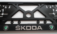 3D number plate holder - SKODA